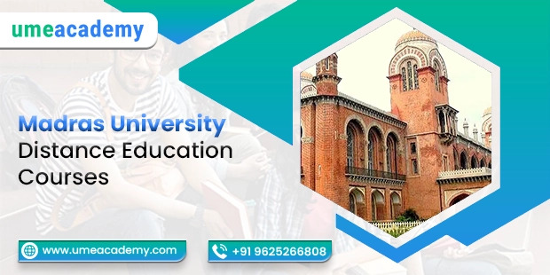 Madras University Distance Education Courses